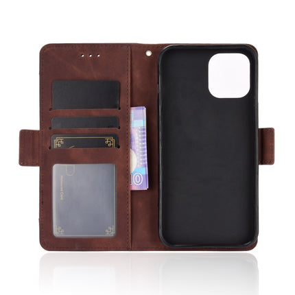 Multiple Card Slots Horizontal Flip Leather Case with Holder & Wallet for iPhone 12 Pro Max(Brown)-garmade.com