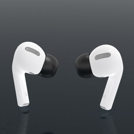 6 Pairs Wireless Earphone Replaceable Silicone Ear Cap Earplugs for AirPods Pro, with Storage Box(White)-garmade.com