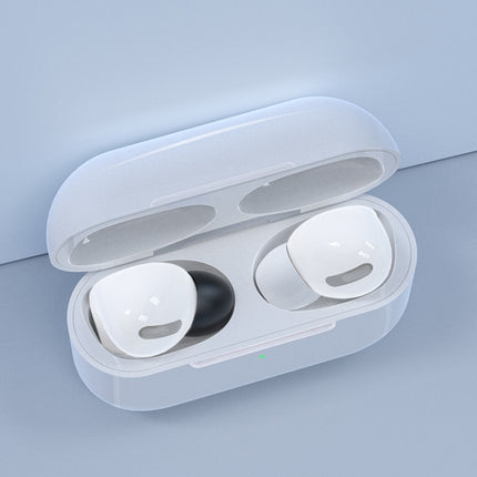 12 PCS Wireless Earphone Replaceable Silicone + Memory Foam Ear Cap Earplugs for AirPods Pro, with Storage Box(White + Black)-garmade.com