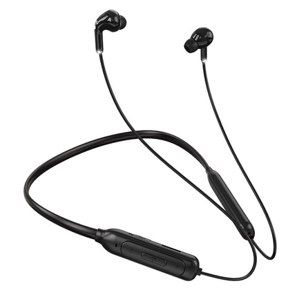 M60 8D Surround Sound Wireless Neck-mounted 5.1 Bluetooth Earphone Support TF Card MP3 Mode(Black)-garmade.com