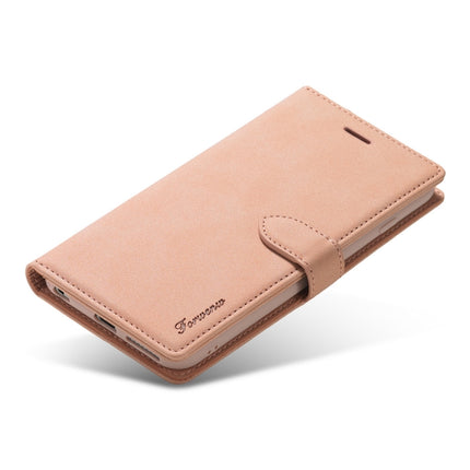 For iPhone 6 Plus / 6s Plus Forwenw F1 Series Matte Strong Magnetism Horizontal Flip Leather Case with Holder & Card Slots & Wallet & Photo Frame(Rose Gold)-garmade.com