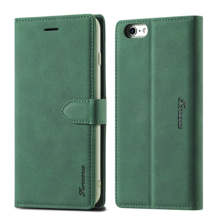 For iPhone 6 Plus / 6s Plus Forwenw F1 Series Matte Strong Magnetism Horizontal Flip Leather Case with Holder & Card Slots & Wallet & Photo Frame(Green)-garmade.com