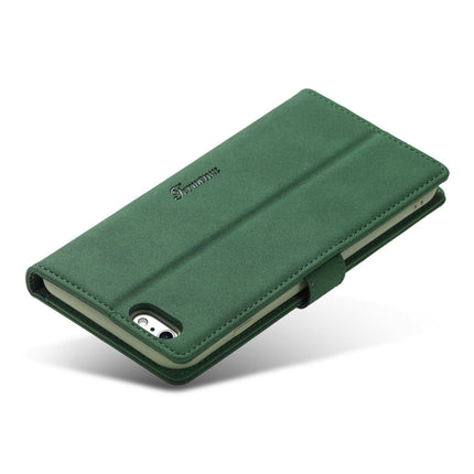 For iPhone 6 / 6s Forwenw F1 Series Matte Strong Magnetism Horizontal Flip Leather Case with Holder & Card Slots & Wallet & Photo Frame(Green)-garmade.com