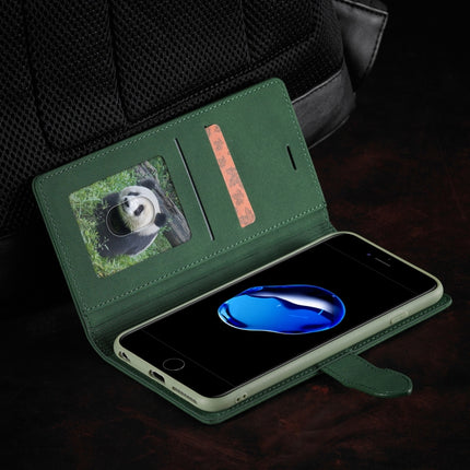 For iPhone 6 / 6s Forwenw F1 Series Matte Strong Magnetism Horizontal Flip Leather Case with Holder & Card Slots & Wallet & Photo Frame(Green)-garmade.com