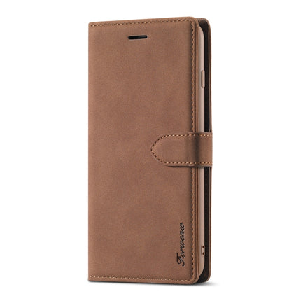 For iPhone 6 / 6s Forwenw F1 Series Matte Strong Magnetism Horizontal Flip Leather Case with Holder & Card Slots & Wallet & Photo Frame(Brown)-garmade.com