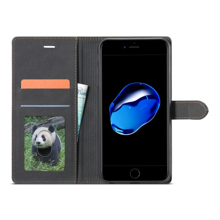 For iPhone 6 / 6s Forwenw F1 Series Matte Strong Magnetism Horizontal Flip Leather Case with Holder & Card Slots & Wallet & Photo Frame(Black)-garmade.com
