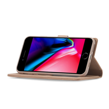 For iPhone SE (2020) Forwenw F1 Series Matte Strong Magnetism Horizontal Flip Leather Case with Holder & Card Slots & Wallet & Photo Frame(Rose Gold)-garmade.com