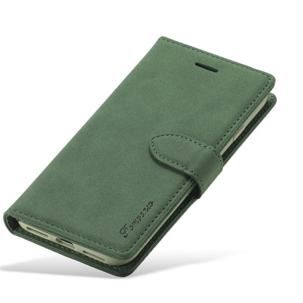 For iPhone SE (2020) Forwenw F1 Series Matte Strong Magnetism Horizontal Flip Leather Case with Holder & Card Slots & Wallet & Photo Frame(Green)-garmade.com