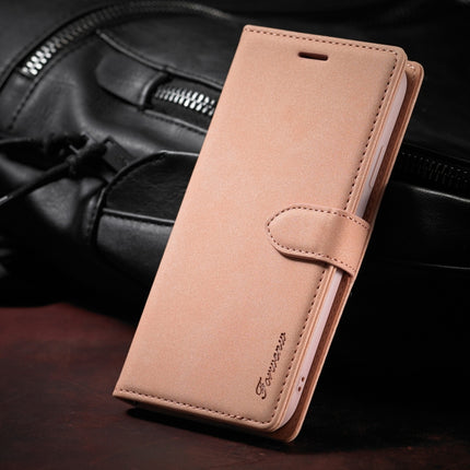 For iPhone 11 Forwenw F1 Series Matte Strong Magnetism Horizontal Flip Leather Case with Holder & Card Slots & Wallet & Photo Frame(Rose Gold)-garmade.com