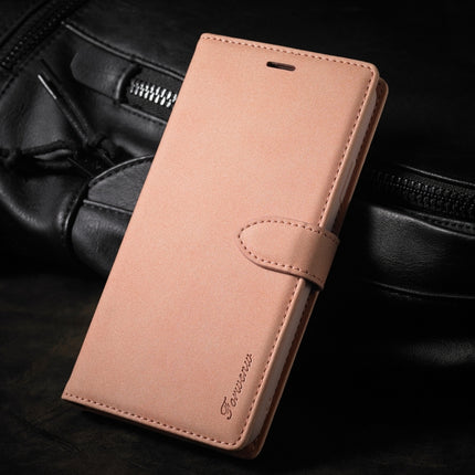 For iPhone 11 Pro Forwenw F1 Series Matte Strong Magnetism Horizontal Flip Leather Case with Holder & Card Slots & Wallet & Photo Frame(Rose Gold)-garmade.com