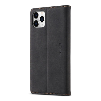 For iPhone 11 Pro Forwenw F1 Series Matte Strong Magnetism Horizontal Flip Leather Case with Holder & Card Slots & Wallet & Photo Frame(Black)-garmade.com