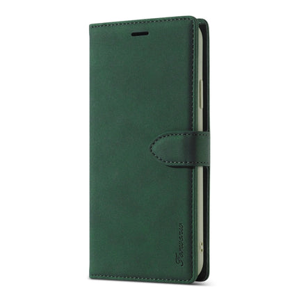 For iPhone 11 Pro Max Forwenw F1 Series Matte Strong Magnetism Horizontal Flip Leather Case with Holder & Card Slots & Wallet & Photo Frame(Green)-garmade.com