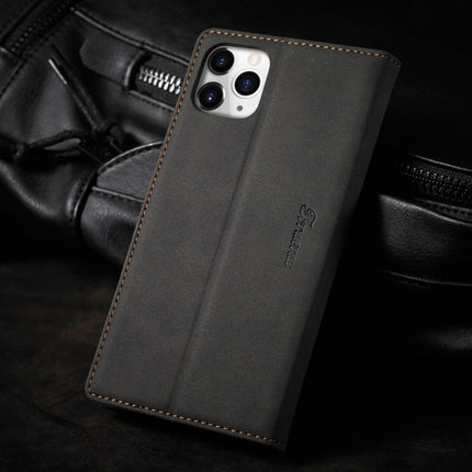 For iPhone 11 Pro Max Forwenw F1 Series Matte Strong Magnetism Horizontal Flip Leather Case with Holder & Card Slots & Wallet & Photo Frame(Black)-garmade.com