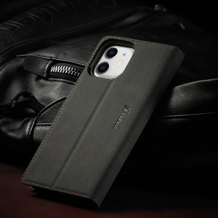 Forwenw F1 Series Matte Strong Magnetism Horizontal Flip Leather Case with Holder & Card Slots & Wallet & Photo Frame(Black)-garmade.com