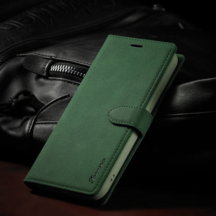 Forwenw F1 Series Matte Strong Magnetism Horizontal Flip Leather Case with Holder & Card Slots & Wallet & Photo Frame(Green)-garmade.com