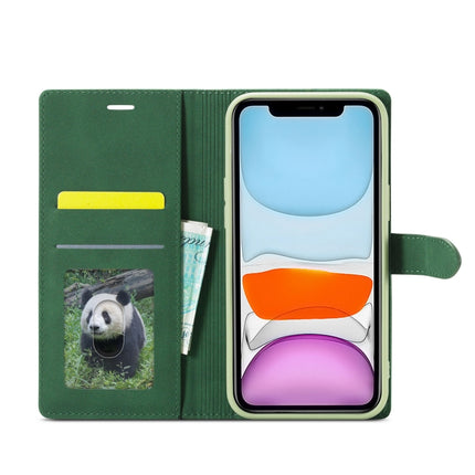 For iPhone 12 Pro Max Forwenw F1 Series Matte Strong Magnetism Horizontal Flip Leather Case with Holder & Card Slots & Wallet & Photo Frame(Green)-garmade.com