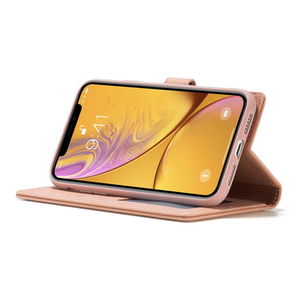 For iPhone XR Forwenw F1 Series Matte Strong Magnetism Horizontal Flip Leather Case with Holder & Card Slots & Wallet & Photo Frame(Rose Gold)-garmade.com