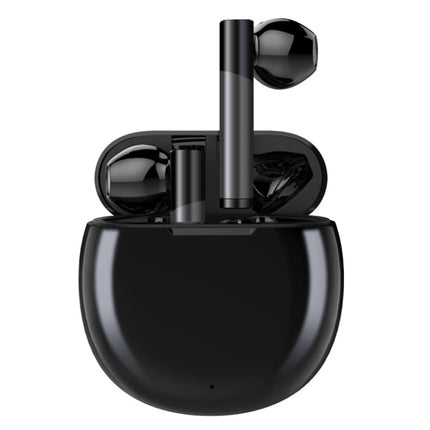 Fineblue J3 Pro TWS 5.0 Wireless Two Ear Bluetooth Headset with 650mAh Charging Cabin & Support Language Wakeup (Black)-garmade.com