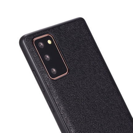 For Samsung Galaxy Note 20 GEBEI Full-coverage Shockproof Leather Protective Case(Brown)-garmade.com