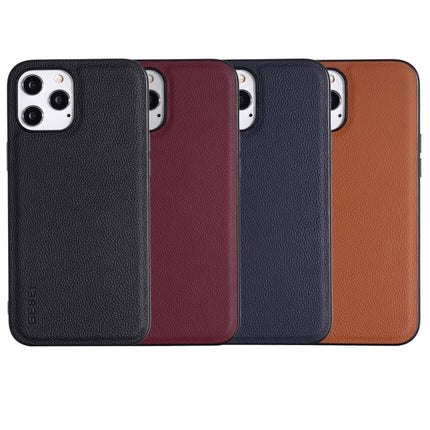GEBEI Full-coverage Shockproof Leather Protective Case For iPhone 12 / 12 Pro(Black)-garmade.com