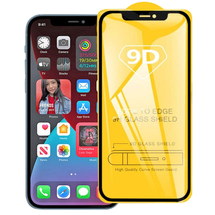 9D Full Glue Full Screen Tempered Glass Film For iPhone 12 Pro Max-garmade.com