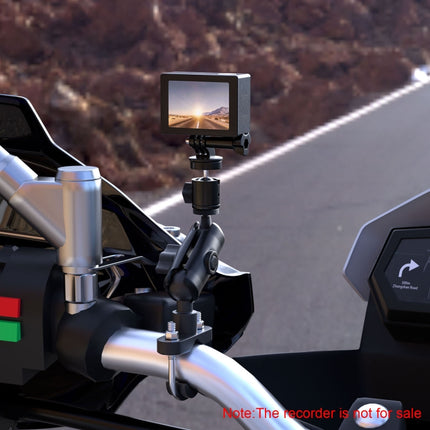 CS-1134A1 Motorcycle Bike Action Camera Recorder Mobile Phone Fixing Bracket Holder, Handlebar Version-garmade.com