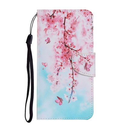 Coloured Drawing Pattern Horizontal Flip PU Leather Case with Holder & Card Slots & Wallet & Lanyard For iPhone 6 & 6s(Cherry Blossoms)-garmade.com