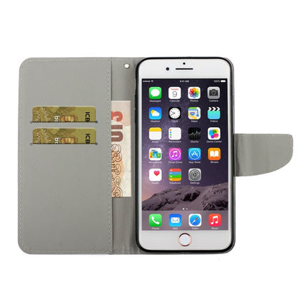 Coloured Drawing Pattern Horizontal Flip PU Leather Case with Holder & Card Slots & Wallet & Lanyard For iPhone 6 & 6s(Tape)-garmade.com