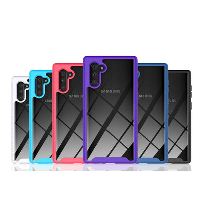 For Samsung Galaxy Note 10 Starry Sky Solid Color Series Shockproof PC + TPU Protective Case(Royal Blue)-garmade.com