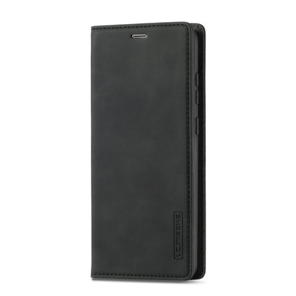 For Samsung Galaxy S20 LC.IMEEKE Strong Magnetism Ultra-thin Horizontal Flip Shockproof Matte TPU + PU Leather Case with Holder & Card Slots & Wallet(Black)-garmade.com