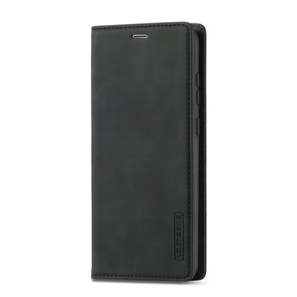 For Samsung Galaxy S20+ LC.IMEEKE Strong Magnetism Ultra-thin Horizontal Flip Shockproof Matte TPU + PU Leather Case with Holder & Card Slots & Wallet(Black)-garmade.com