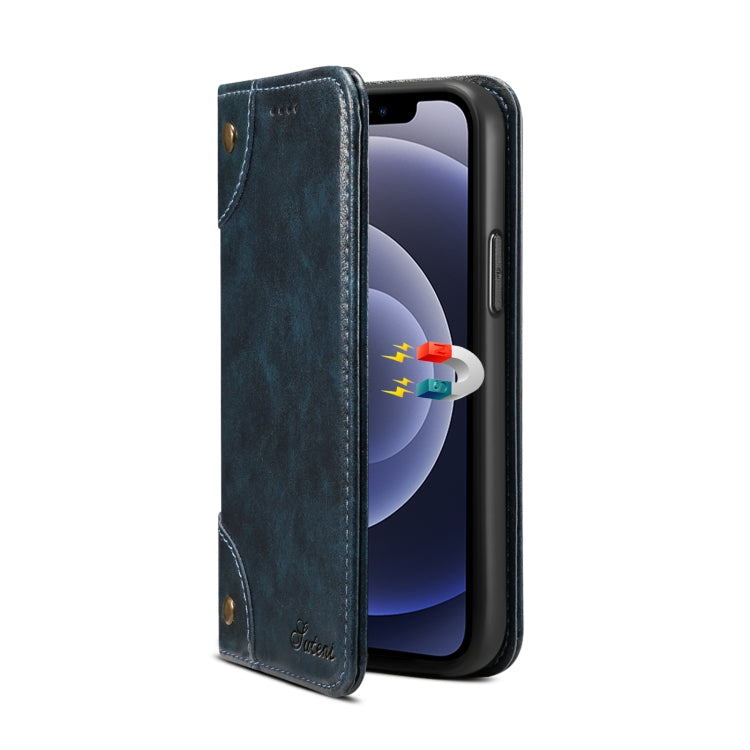Baroque Simple Horizontal Flip Leather Case with Holder & Card Slots & Wallet For iPhone 12 mini(Black)-garmade.com