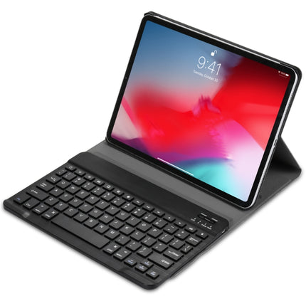 A098 Detachable Ultra-thin ABS Bluetooth Keyboard Tablet Case for iPad Air 4 10.9 inch (2020), with Stand(Black)-garmade.com