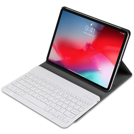 A098 Detachable Ultra-thin ABS Bluetooth Keyboard Tablet Case for iPad Air 4 10.9 inch (2020), with Stand(Gold)-garmade.com