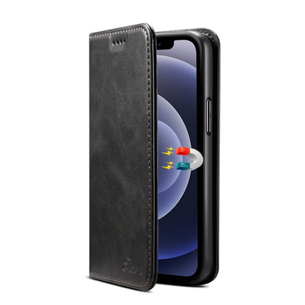 Calf Texture Horizontal Flip Leather Case with Holder & Card Slots & Wallet For iPhone 12 mini(Black)-garmade.com