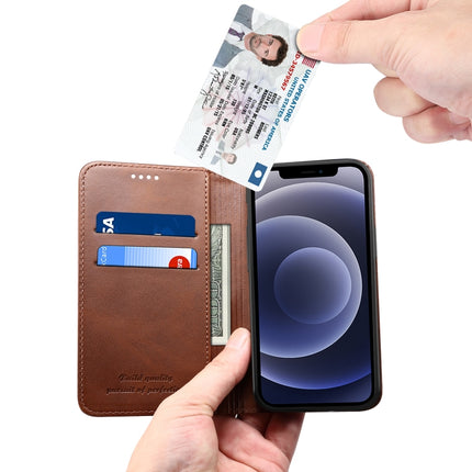 Calf Texture Horizontal Flip Leather Case with Holder & Card Slots & Wallet For iPhone 12 mini(Brown)-garmade.com