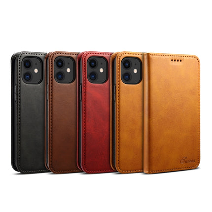Calf Texture Horizontal Flip Leather Case with Holder & Card Slots & Wallet For iPhone 12 Pro Max(Brown)-garmade.com