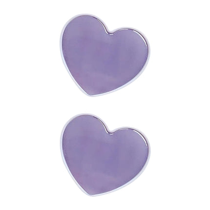 2 PCS Solid Color Love Airbag Phone Stand Ring Holder(Lavender Grey)-garmade.com