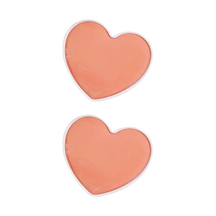 2 PCS Solid Color Love Airbag Phone Stand Ring Holder(Coral)-garmade.com