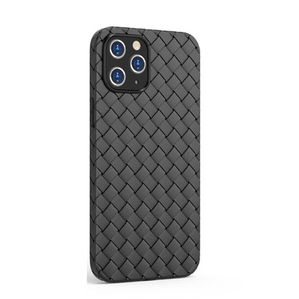 BV Woven All-inclusive Shockproof Case For iPhone 12 Pro Max(Black)-garmade.com
