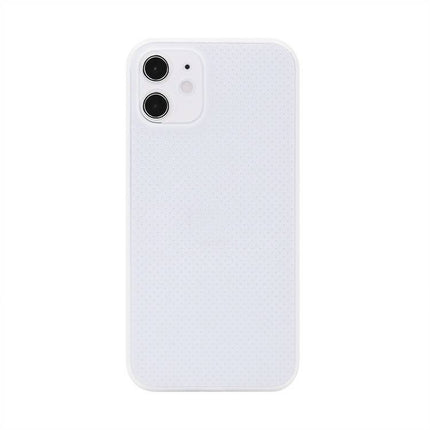 Shockproof Breathable PP Protective Case For iPhone 12 mini(White)-garmade.com