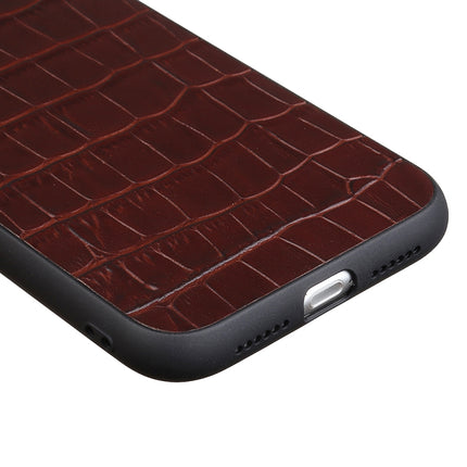 Crocodile Texture Leather Protective Case For iPhone 12 / 12 Pro(Black)-garmade.com