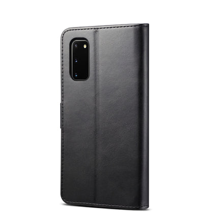 For Galaxy S20 FE GUSSIM Business Style Horizontal Flip Leather Case with Holder & Card Slots & Wallet(Black)-garmade.com