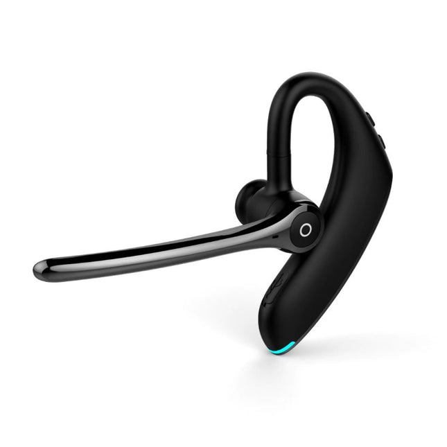 F910 Bluetooth 5.0 Hanging Ear Style Dual Mic Noise Cancelling Bluetooth Earphone(Black)-garmade.com