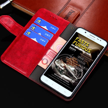 Geometric Stitching Horizontal Flip TPU + PU Leather Case with Holder & Card Slots & Wallet For iPhone 12 / 12 Pro(Red)-garmade.com