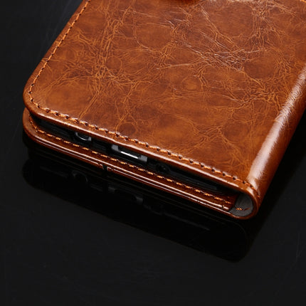 Geometric Stitching Horizontal Flip TPU + PU Leather Case with Holder & Card Slots & Wallet For iPhone 12 / 12 Pro(Dark Brown)-garmade.com
