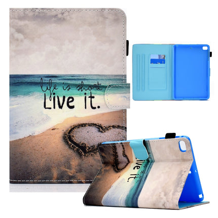 Colored Drawing Horizontal Flip Leather Case with Holder & Card Slots & Sleep / Wake-up Function For iPad mini 5 / 4 / 3 / 2 / 1(Love)-garmade.com