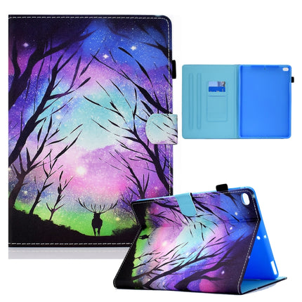 Colored Drawing Horizontal Flip Leather Case with Holder & Card Slots & Sleep / Wake-up Function For iPad Air / Air 2 / iPad 9.7 (2017) / (2018)(Starry Deer)-garmade.com