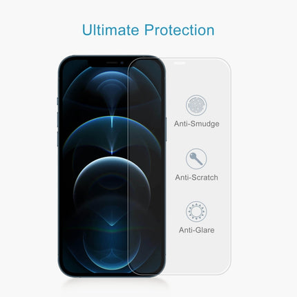 Frosted Bright Edge Anti-fingerprint Tempered Glass Film For iPhone 12 Pro Max-garmade.com