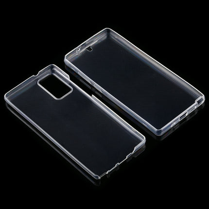 For Samsung Galaxy Note20 PC+TPU Ultra-Thin Double-Sided All-Inclusive Transparent Case-garmade.com